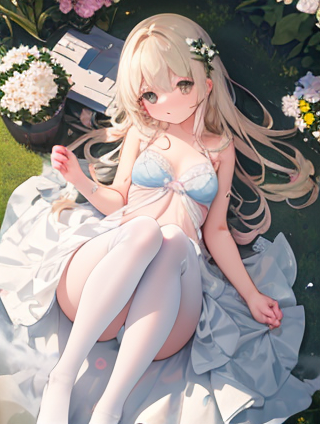 深山中的女子修行：一幅静心的画卷