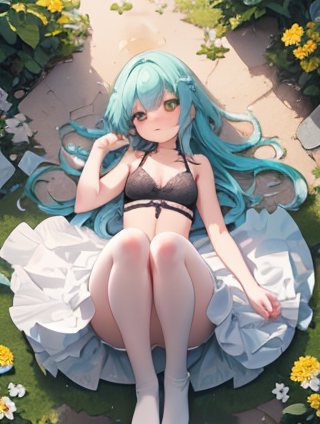 裤子是白色