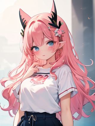 蓝色与色彩的和谐之美——女生穿搭中的艺术表达